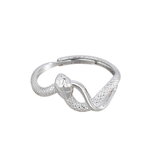 Buddha Gift 925 Sterling Silver Year Of The Snake Calm Ring