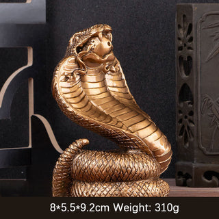 Buddha Gift Year Of The Snake Ingots Copper Coins Ball Wealth Resin Statue Home Decoration