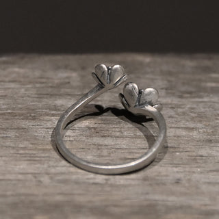 Buddha Gift 925 Sterling Silver Flowers Ring