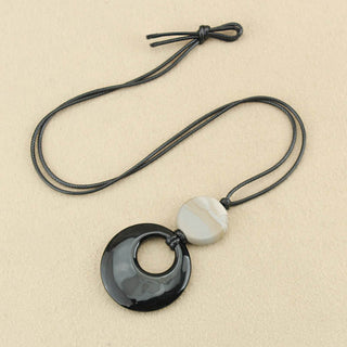 Buddha Gift Black Obsidian Liuli Picture Stone Copper Fulfilment Necklace Pendant