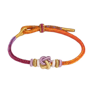 Buddha Gift Colorful String Heart Knot Protection Braided Bracelet