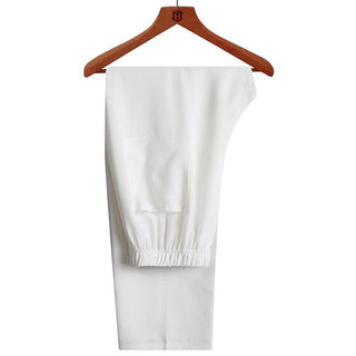 Buddha Gift 2Pcs Tang Suit Plain Color Frog-Button Men's Long Sleeve Shirt Pants Set