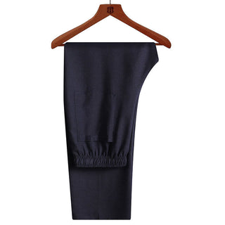 Buddha Gift 2Pcs Tang Suit Plain Color Frog-Button Men's Long Sleeve Shirt Pants Set