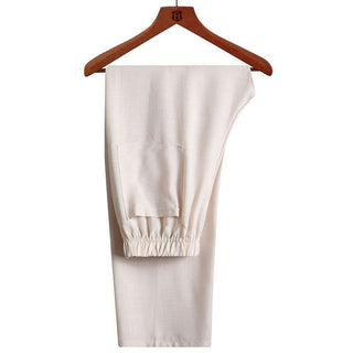 Buddha Gift 2Pcs Tang Suit Plain Color Frog-Button Men's Long Sleeve Shirt Pants Set