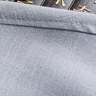 Buddha Gift 2Pcs Tang Suit Plain Color Frog-Button Men's Long Sleeve Shirt Pants Set