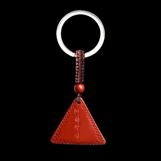 Buddha Gift Cinnabar Amitabha Calm Necklace Pendant