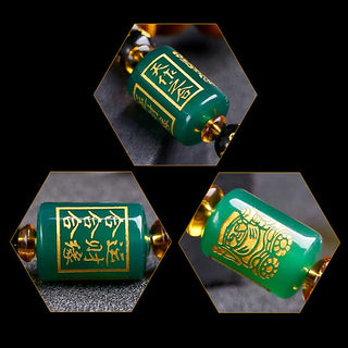 Buddha Gift Chinese Zodiac Tiger Eye White Crystal Courage Bracelet