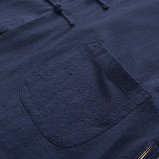 Buddha Gift 2Pcs Zen Tang Suit Men's Linen Frog-Button Long Sleeve Shirt Pants Set