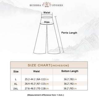 Buddha Gift 2Pcs Plain Design Zen Tai Chi Meditation Clothing Cotton Linen Top Pants Women's Set