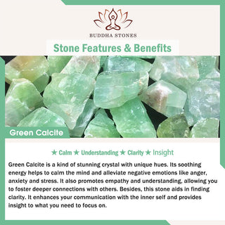 Buddha Gift Green Calcite Lovely Rabbit Charm Clarity Bracelet