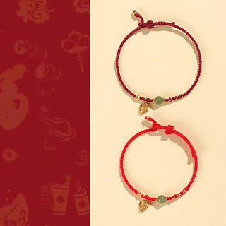 Buddha Gift 925 Sterling Silver Hetian Jade Bead Copper Coin Love Heart Charm Luck Bracelet
