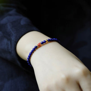 Buddha Gift Lazurite Koi Fish Positive Bracelet