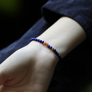 Buddha Gift Lazurite Koi Fish Positive Bracelet