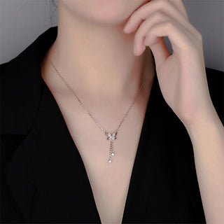 Buddha Gift 999 Sterling Silver Tridacna Stone Butterfly Calm Necklace Pendant