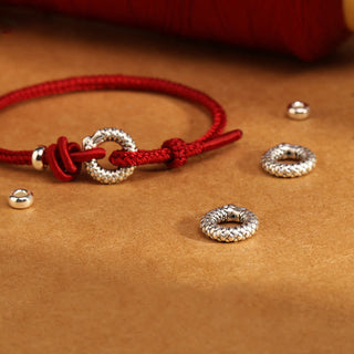 Buddha Gift 999 Sterling Silver Year Of The Dragon Peace Buckle Luck Bracelet