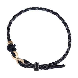 Buddha Gift Handmade 999 Sterling Silver Endless Knot Infinity Symbol Luck Rope Bracelet