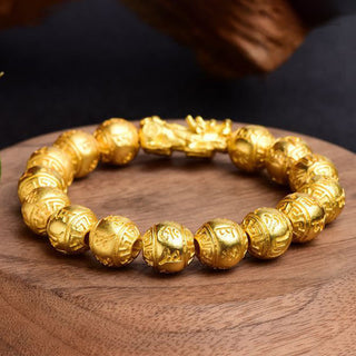 Buddha Gift PiXiu Om Mani Padme Hum Carved Wealth Bracelet