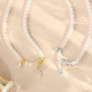 Buddha Gift 925 Sterling Silver Year Of The Snake Pearl Bracelet Necklace Pendant