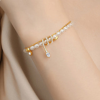 Buddha Gift 925 Sterling Silver Year Of The Snake Pearl Bracelet Necklace Pendant