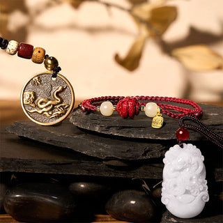 Buddha Gift Lucky The Year of The Snake Blessing Snake Protection Bundle