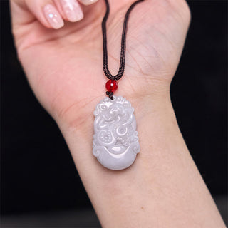 Buddha Gift Lucky The Year of The Snake 2025 Jade Red String Protection Bundle-1