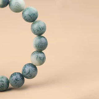 Buddha Gift Chinese Zodiac Natal Buddha Bodhi Seed Om Mani Padme Hum Engraved Wisdom Bracelet