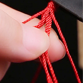 Buddha Gift 999 Sterling Silver Lotus Pod Design Luck Red Green String Bracelet