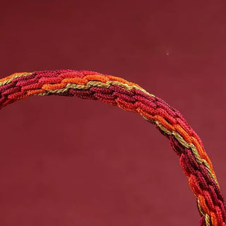 Buddha Gift Five Elements Various Crystal Agate Wealth Reincarnation Knot Braid Bracelet