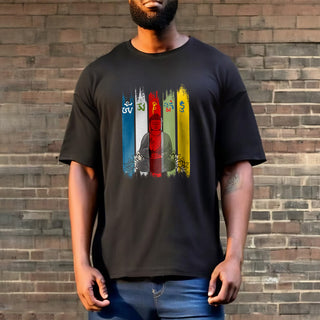 Buddha Gift Six True Words 'Om Mani Padme Hum' Buddha Sitting With Lotus Cotton Tee T-shirt