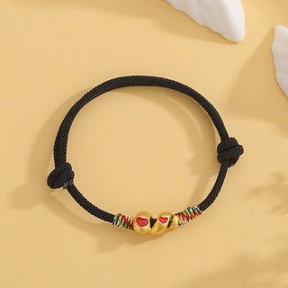 Buddha Gift Red String Copper Alloy Love Year Of The Snake Protection Braided Bracelet