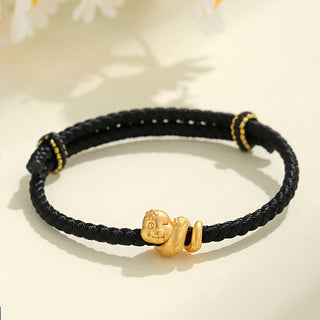 Buddha Gift Handmade 999 Sterling Silver Year Of Snake Red String Luck Braided Bracelet