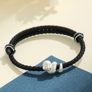 Buddha Gift Handmade 999 Sterling Silver Year Of Snake Red String Luck Braided Bracelet