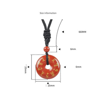 Buddha Gift Green Tara Mantra Natural Various Crystal Black Obsidian Fulfilment Necklace Pendant
