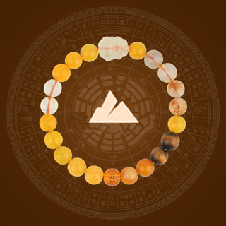 Buddha Gift Five Elements Various Crystal Agate Pixiu Wealth Bracelet