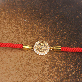 Buddha Gift Red String Copper Brass Rotatable Windmill Feng Sheng Shui Qi Protection Braided Bracelet