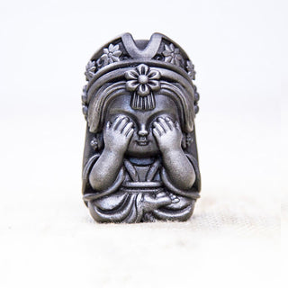 Buddha Gift Handmade Zakiram Iron Powder Rust Cast Resin Statue Zen Home Decoration