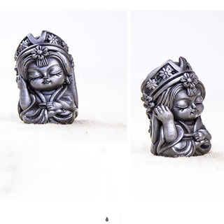 Buddha Gift Handmade Zakiram Iron Powder Rust Cast Resin Statue Zen Home Decoration