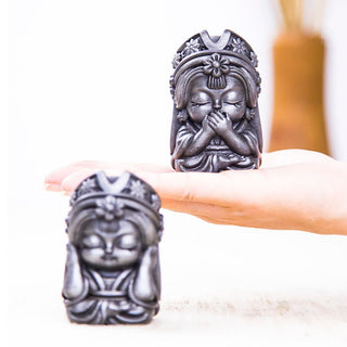 Buddha Gift Handmade Zakiram Iron Powder Rust Cast Resin Statue Zen Home Decoration