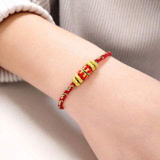 Buddha Gift Chinese Zodiac Natal Buddha Colorful Strings Luck Bracelet