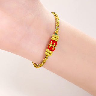 Buddha Gift Chinese Zodiac Natal Buddha Colorful Strings Luck Bracelet