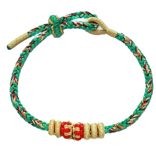 Buddha Gift Chinese Zodiac Natal Buddha Colorful Strings Luck Bracelet