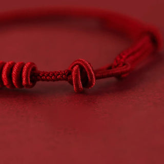 Buddha Gift Red String Eight Stranded Rope Strength Bracelet