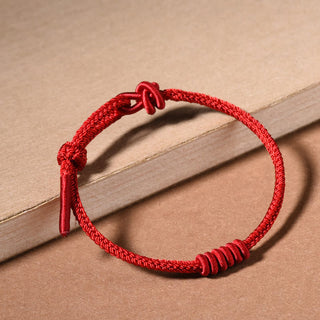 Buddha Gift Red String Eight Stranded Rope Strength Bracelet