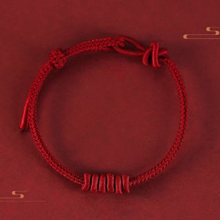 Buddha Gift Red String Eight Stranded Rope Strength Bracelet