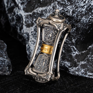 Buddha Gift 925 Sterling Silver Tibetan Zakiram Goddess of Wealth Blessing Necklace Pendant