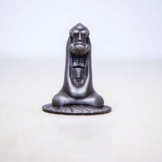 Buddha Gift Handmade Bodhidharma Iron Powder Rust Cast Resin Statue Home Decoration