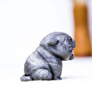 Buddha Gift Handmade Mini Roaring Tiger Iron Powder Rust Cast Resin Statue Home Decoration