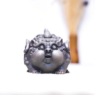 Buddha Gift Handmade Wealth PiXiu Iron Powder Rust Cast Resin Statue Home Decoration