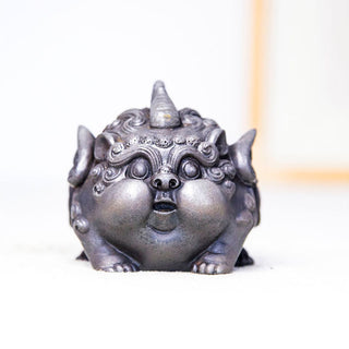 Buddha Gift Handmade Wealth PiXiu Iron Powder Rust Cast Resin Statue Home Decoration