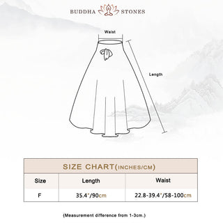 Buddha Gift Two Style Wear Bohemian Summer Elephant Lines Lace-up Skirt Dress